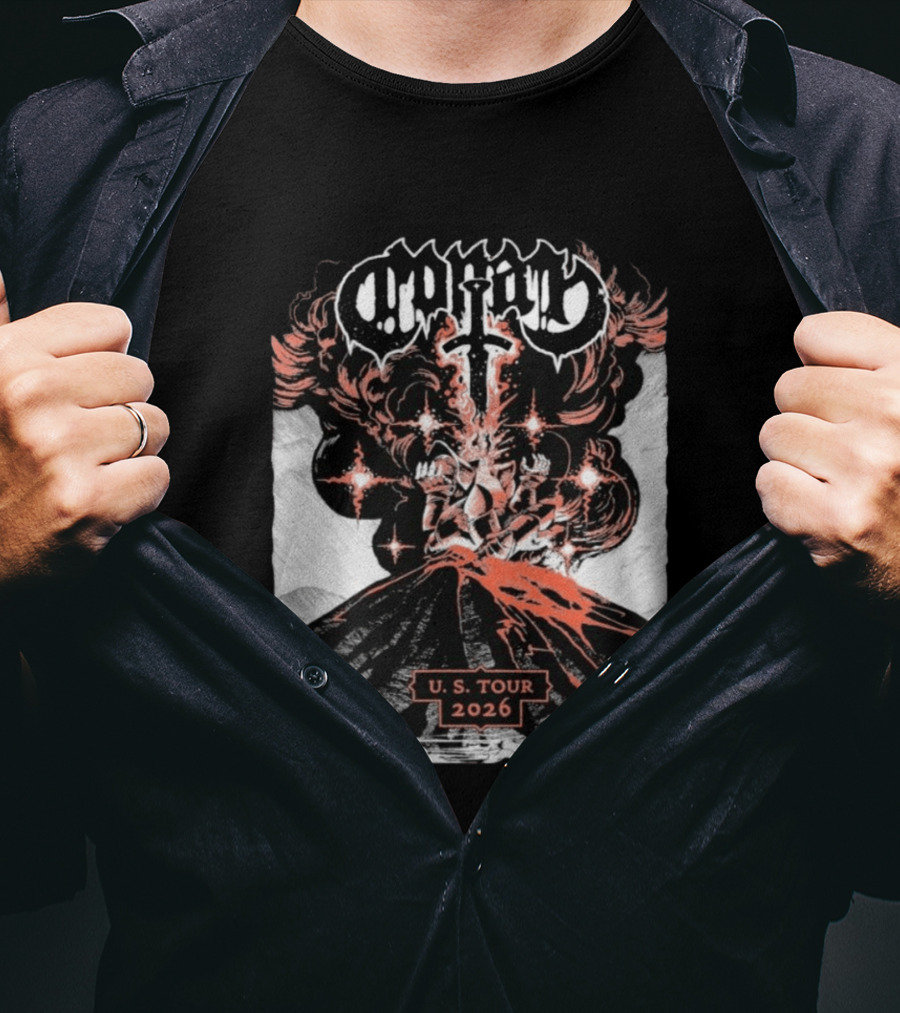 Conan Band U.S. Tour 2026 Explosive Lava T-Shirt