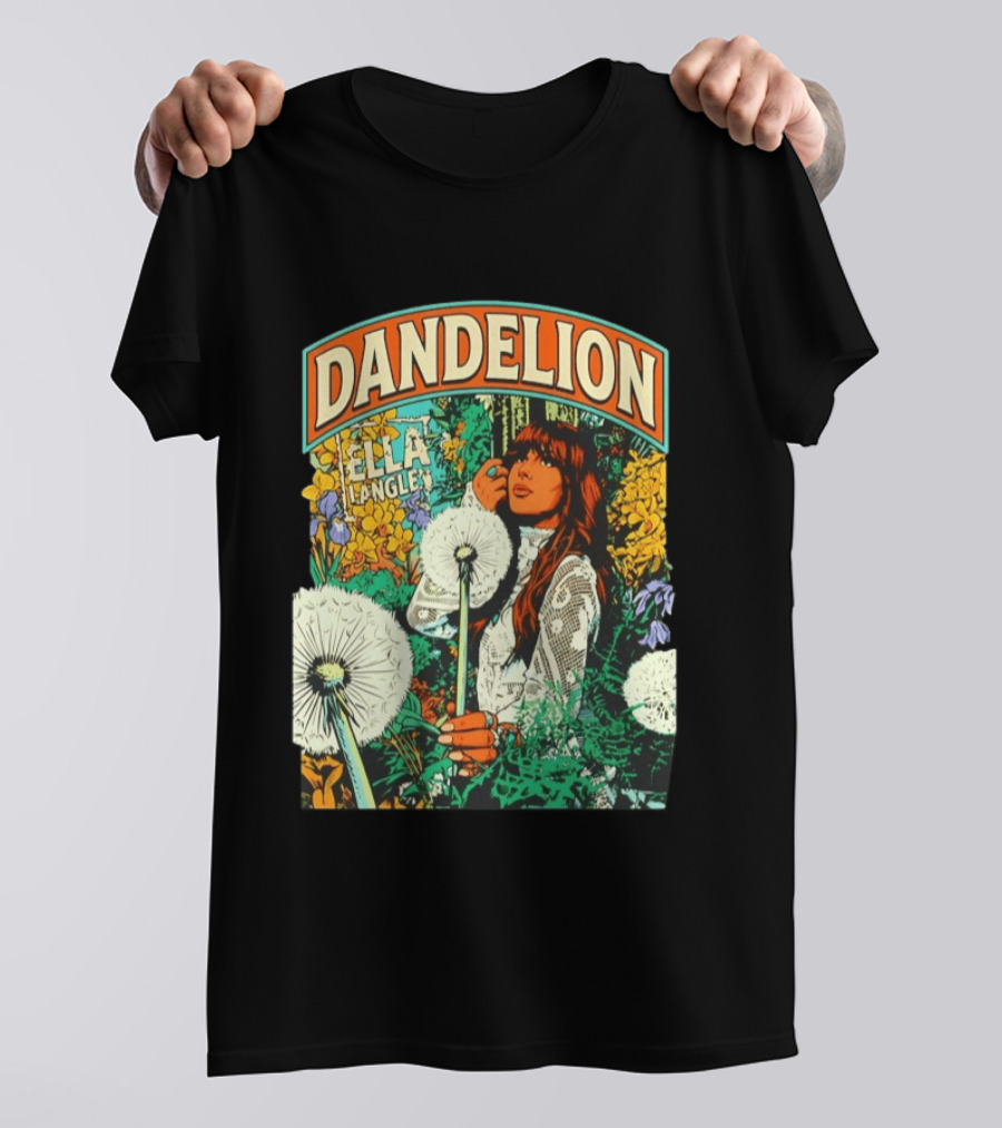 Dandelion Ella Langley Vintage Floral Aesthetic T-Shirt