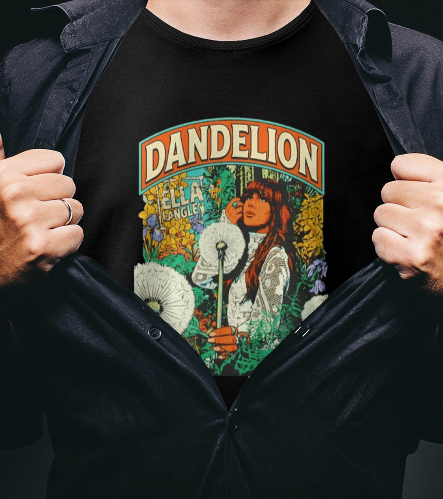 Dandelion Ella Langley Vintage Floral Aesthetic T-Shirt