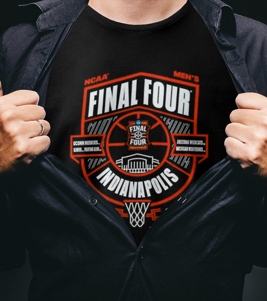 NCAA Men's Final Four Indianapolis 2026 Basketball Tournament T-Shirt