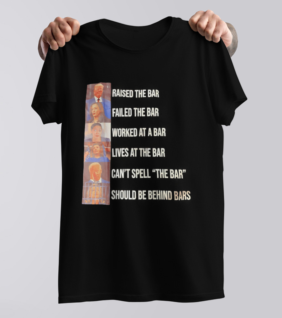 Assholes That Belong In Prison Kamala Harris Alexandria Ocasio Cortez Nancy Pelosi Joe Biden Hillary Clinton T-Shirt