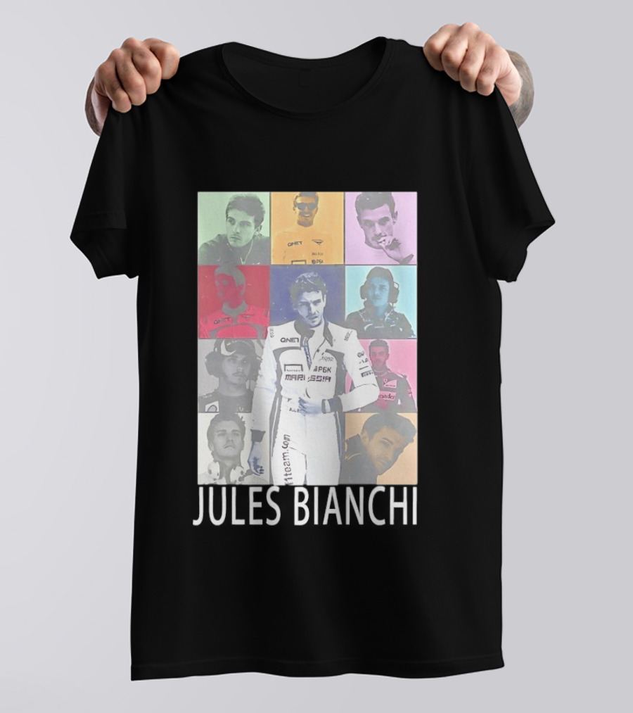 Jules Bianchi Legend The Eras Tour QNet Marussia Racing Hero Remembered T-Shirt