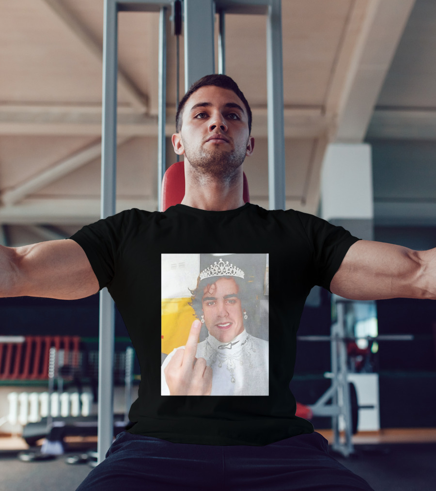 King Fernando Alonso Gesture Crown Jewel Humor T-Shirt