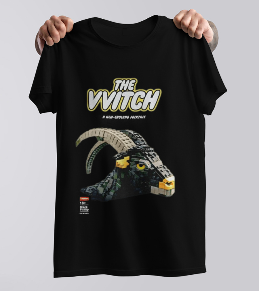 The VVitch Lego Black Phillip New England Folktale T-Shirt