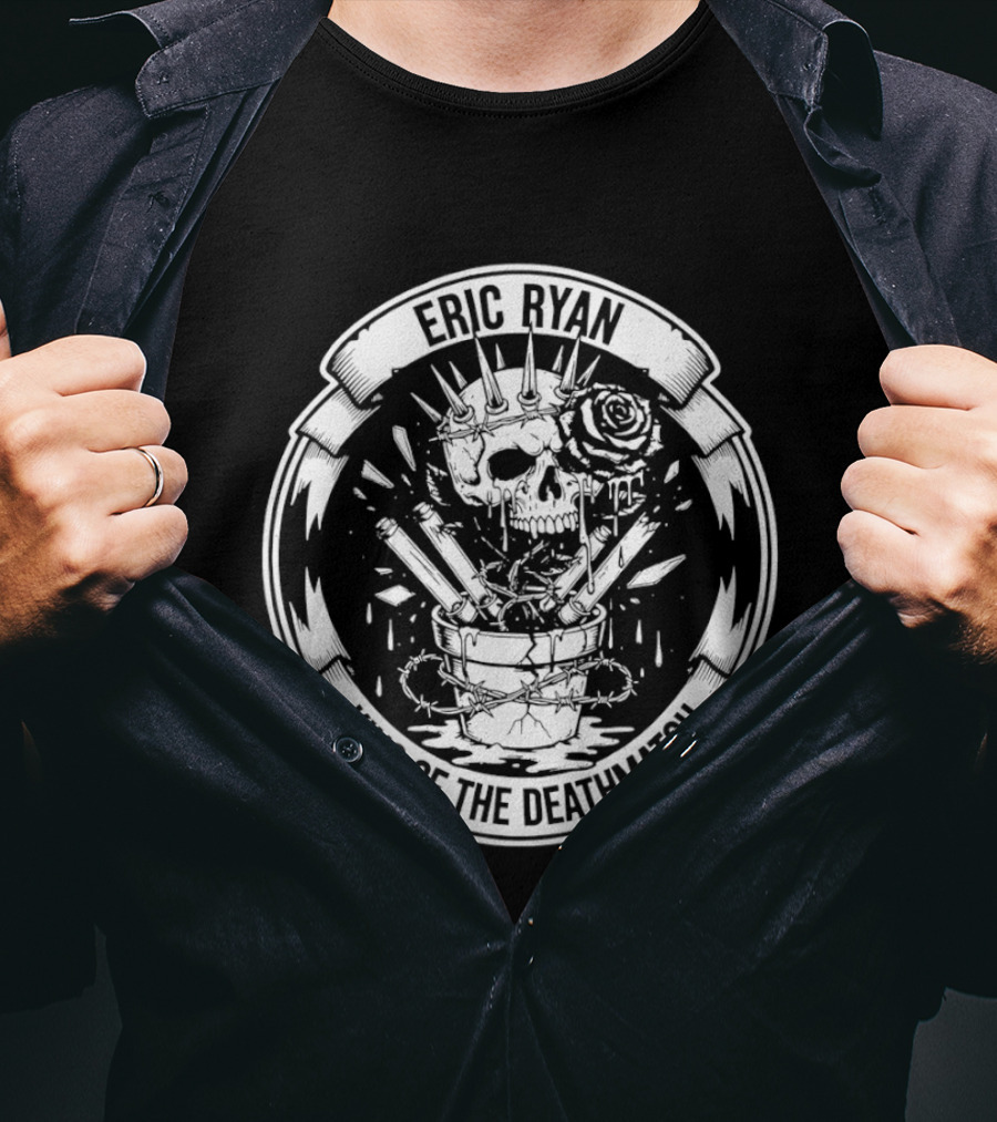 Eric Ryan Skull Rose King Of The Deathmatch T-Shirt