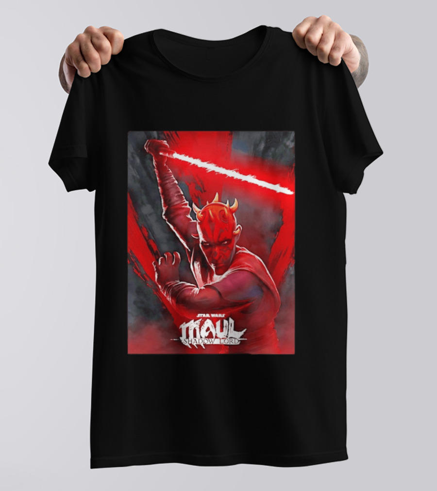 Star Wars Maul Shadow Lord Darth Maul Lightsaber T-Shirt