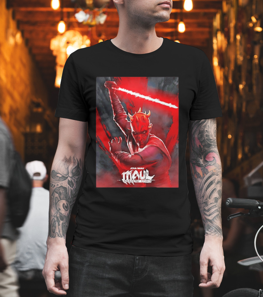 Star Wars Maul Shadow Lord Darth Maul Lightsaber T-Shirt