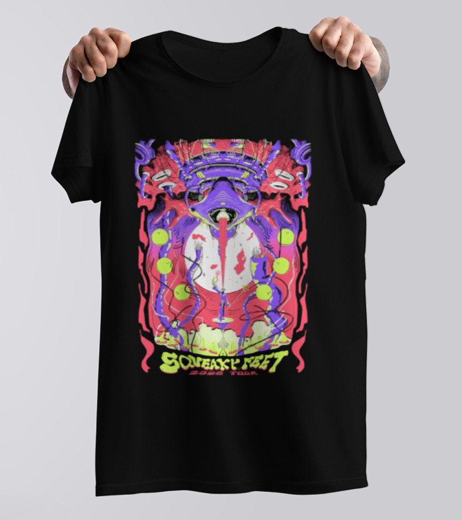 Squeaky Feet Tour 2026 Psychedelic T-Shirt