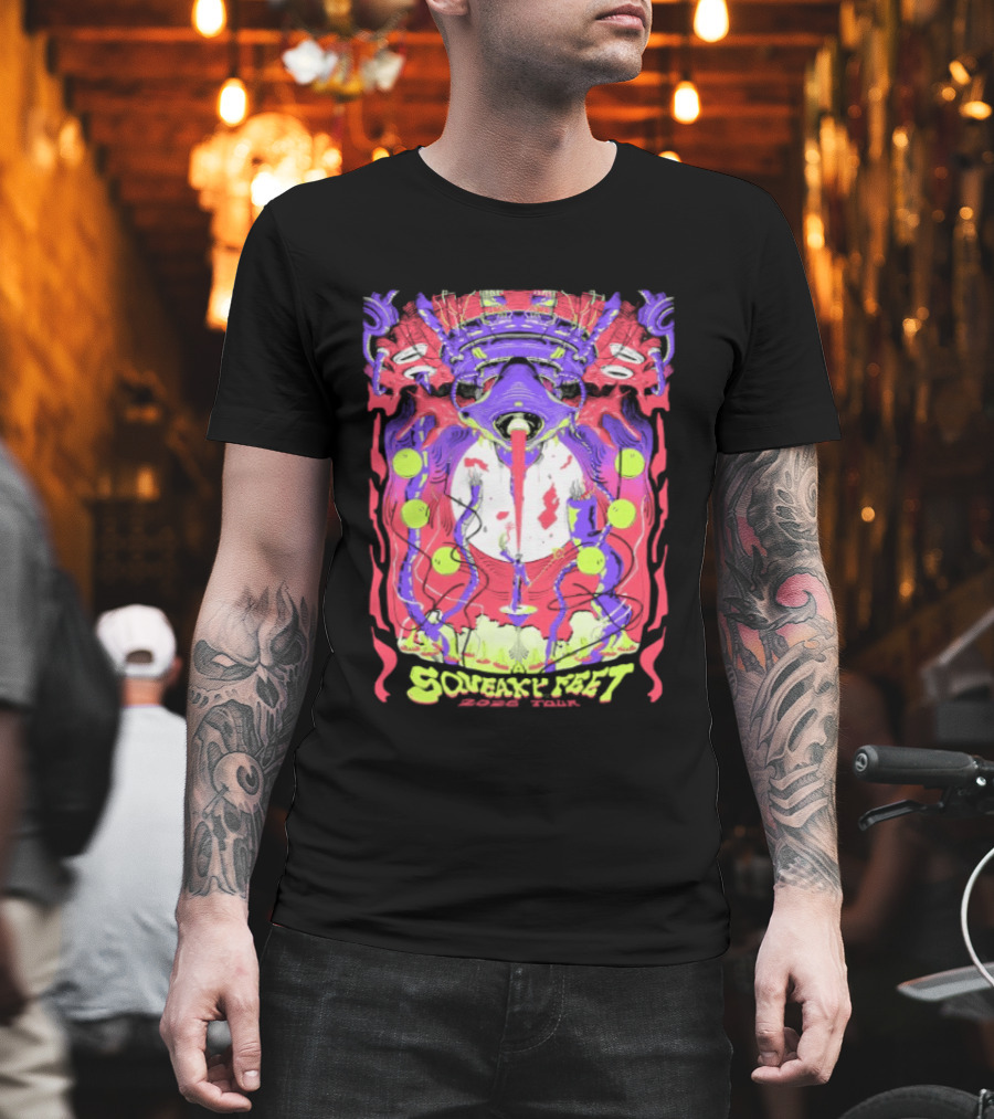Squeaky Feet Tour 2026 Psychedelic T-Shirt