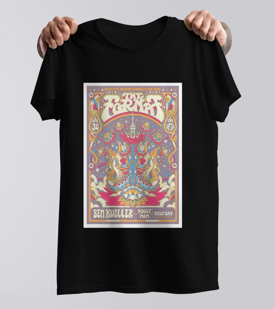 The Format Boycott Heaven Spring Tour 2026 Toronto April 30 Ben Kweller Adult Mom T-Shirt