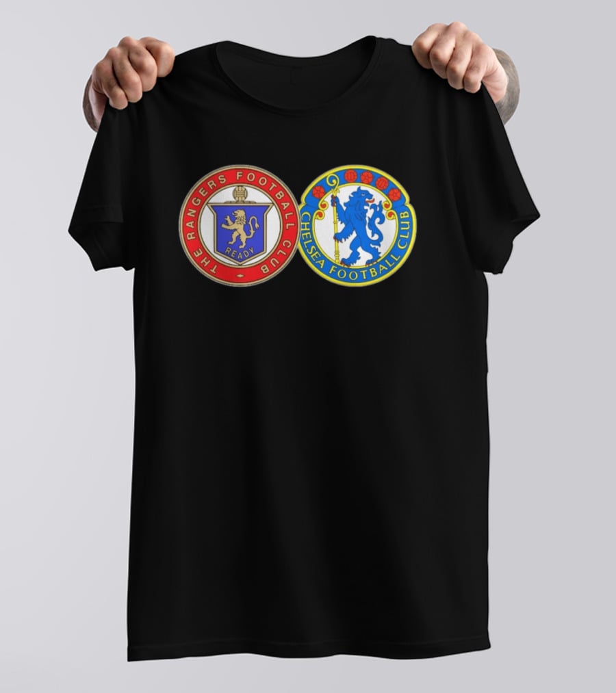 The Rangers Football Club Ready X Chelsea Football Club Lion Collaboration T-Shirt
