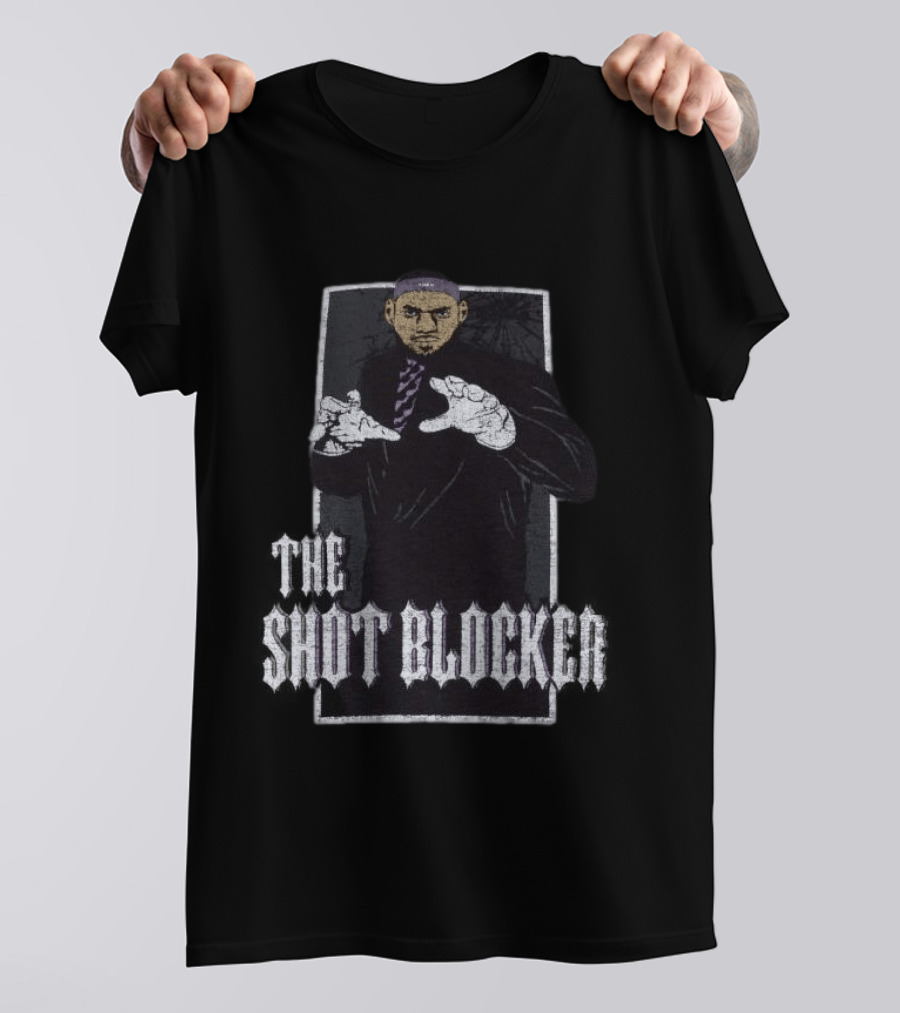 The Shot Blocker Lebron James Nike Basketball T-Shirt