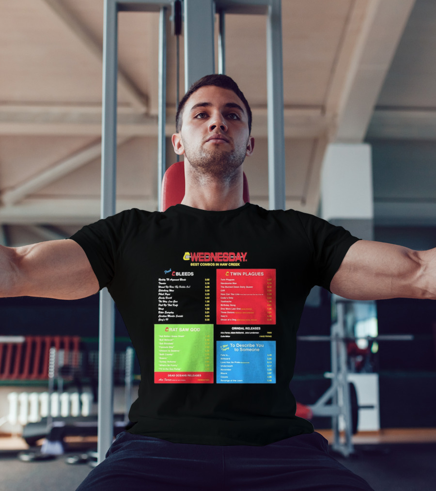 Wednesday Best Combos In Haw Creek Twin Plagues Rat Saw God Release T-Shirt