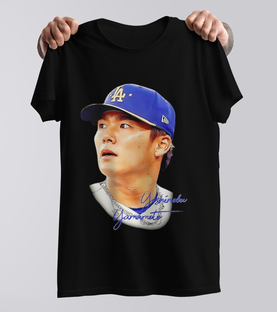 Yoshinobu Yamamoto Los Angeles Dodgers Baseball Player T-Shirt