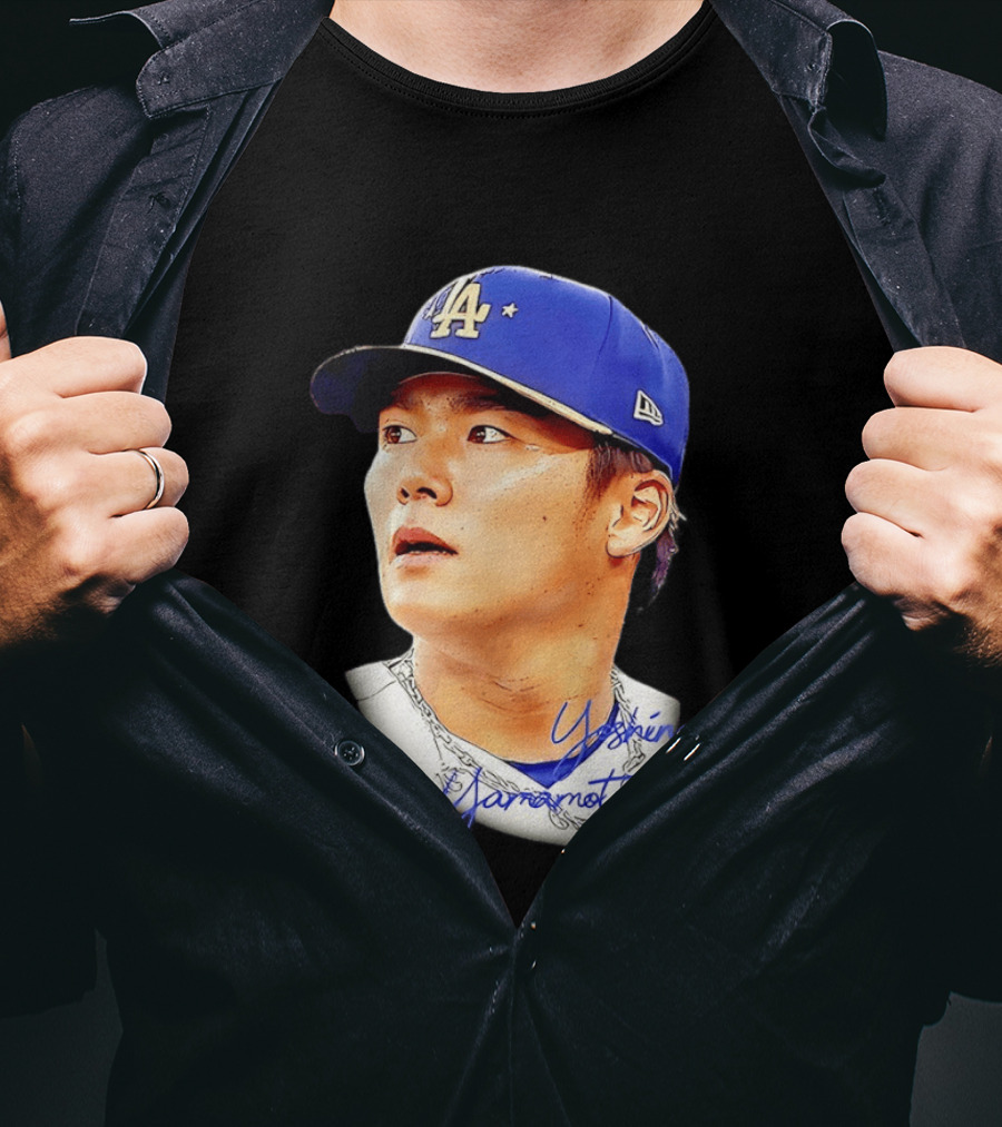 Yoshinobu Yamamoto Los Angeles Dodgers Baseball Player T-Shirt
