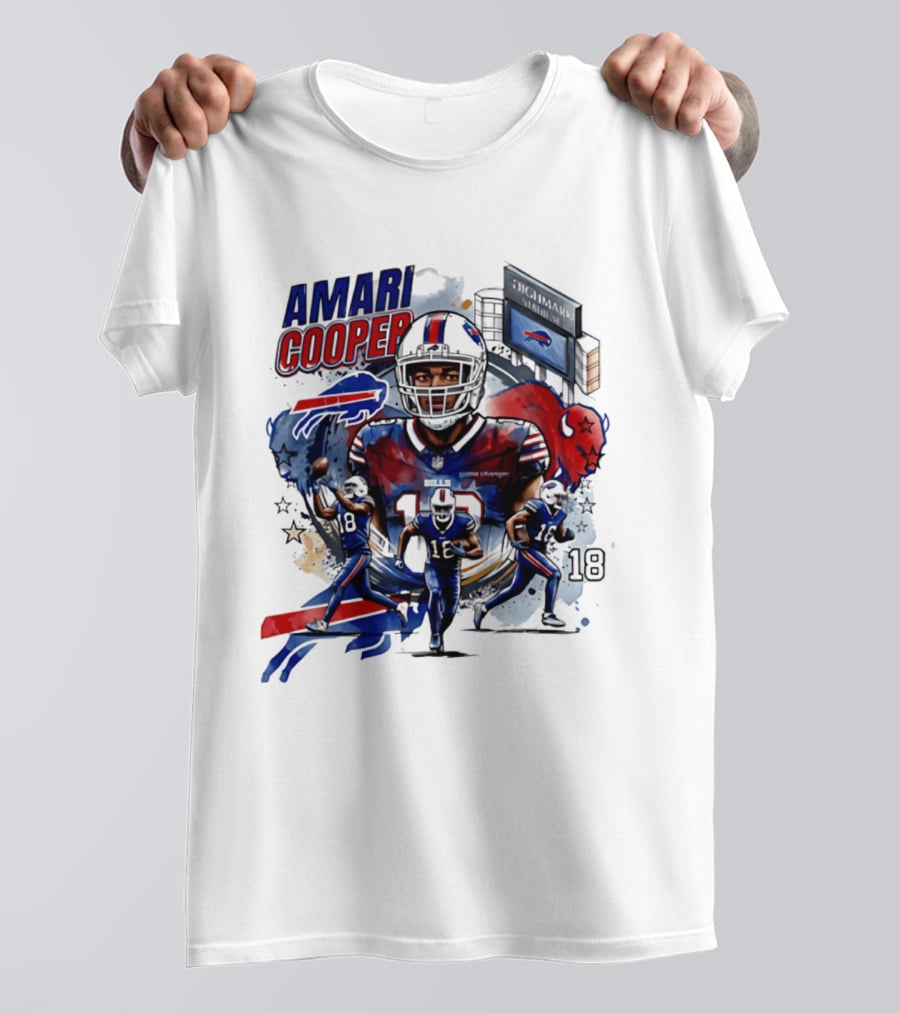 Amari Cooper Football 18 Stadium Buffalo Bills T-Shirt