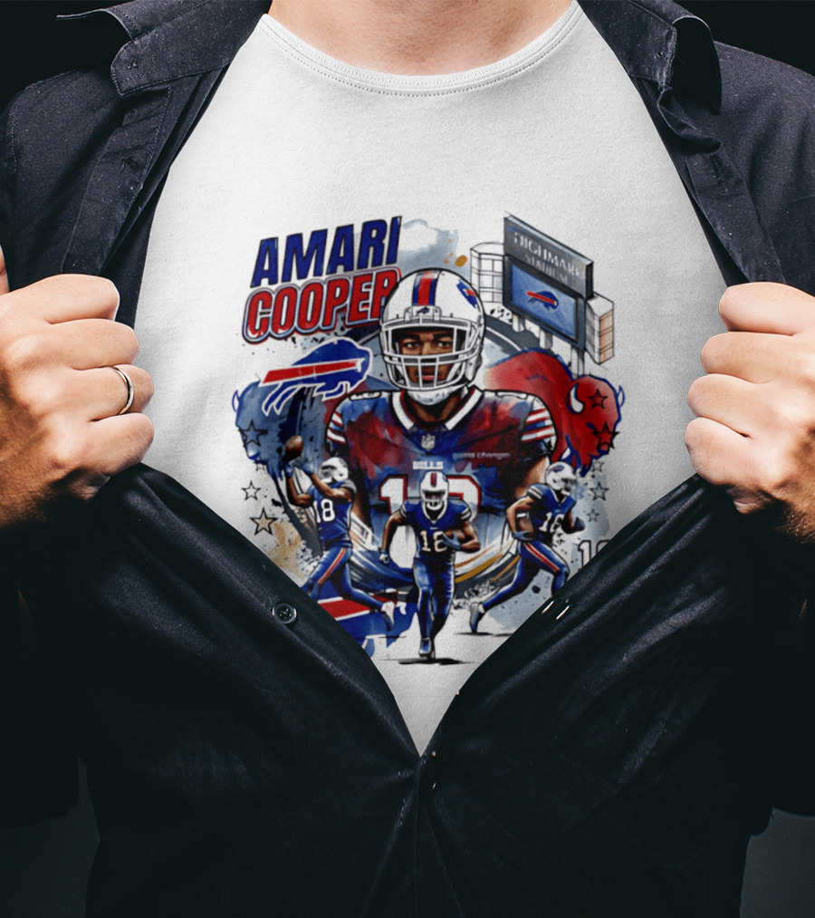 Amari Cooper Football 18 Stadium Buffalo Bills T-Shirt