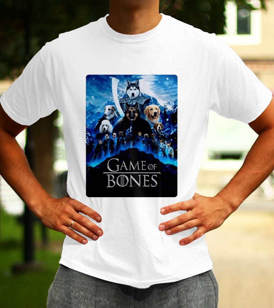 Game Of Bones Dogs Adventure With Thrones And Winter Canines T-Shirt