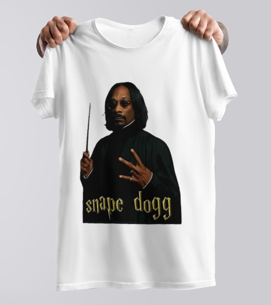 Snape Dogg Snoop Dogg Wizard Mashup Humor T-Shirt
