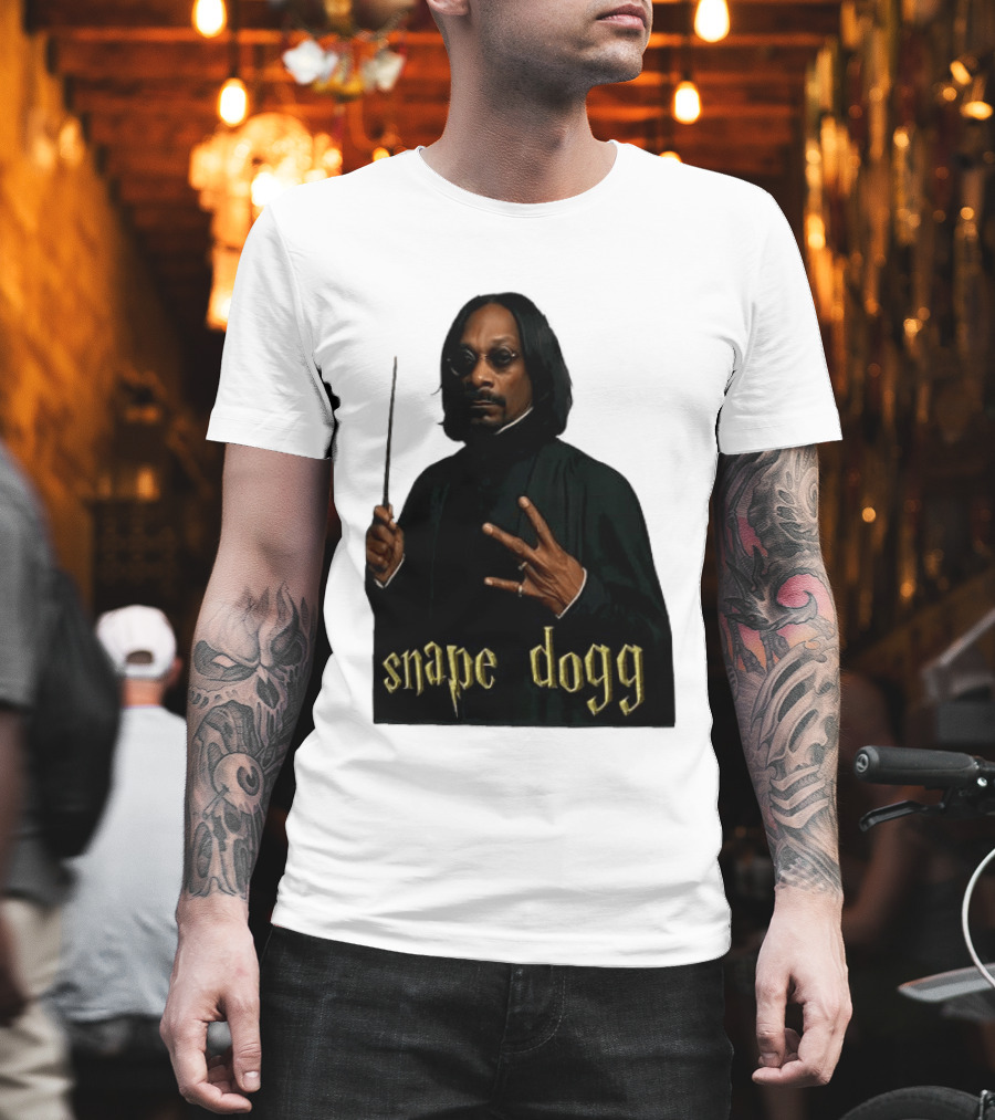 Snape Dogg Snoop Dogg Wizard Mashup Humor T-Shirt