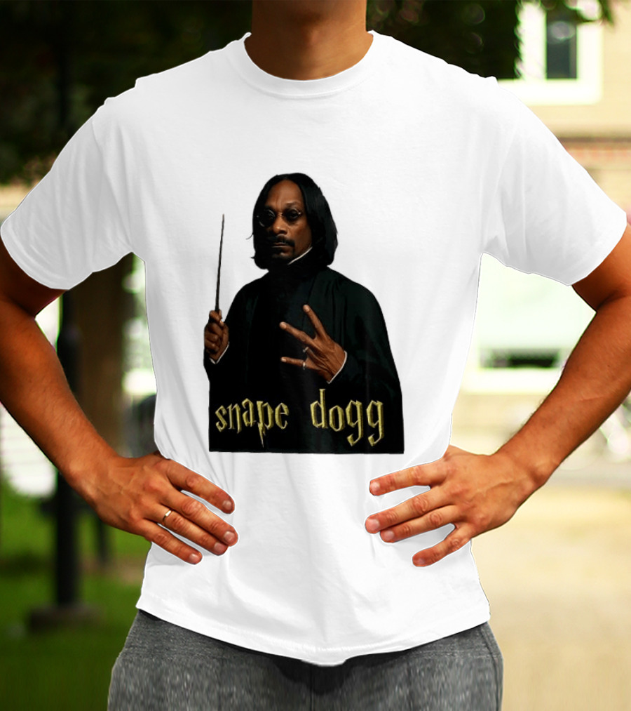 Snape Dogg Snoop Dogg Wizard Mashup Humor T-Shirt