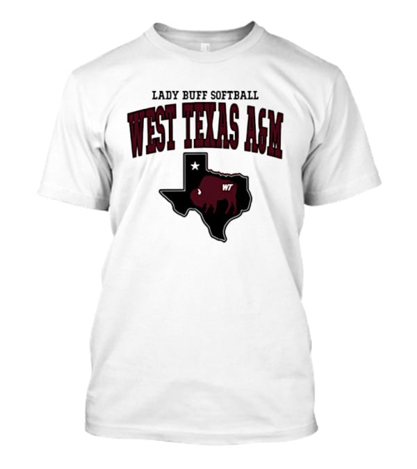 Lady Buff Softball West Texas A&M WT Buffalo T-Shirt
