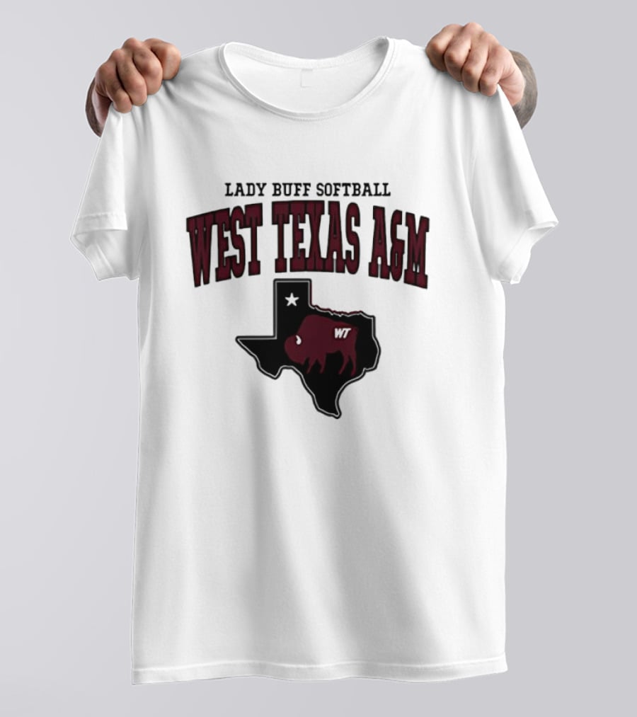 Lady Buff Softball West Texas A&M WT Buffalo T-Shirt