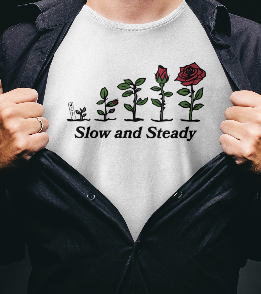 MCF Rose Growth Journey Slow And Steady Progression T-Shirt