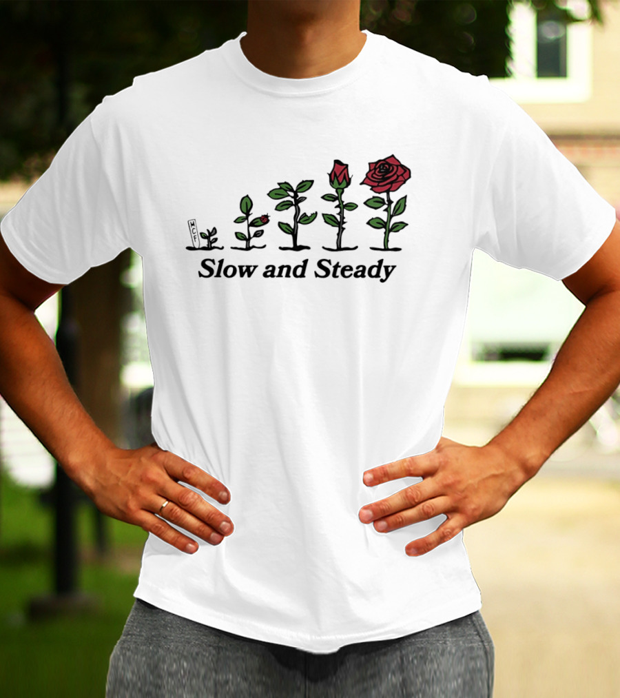 MCF Rose Growth Journey Slow And Steady Progression T-Shirt