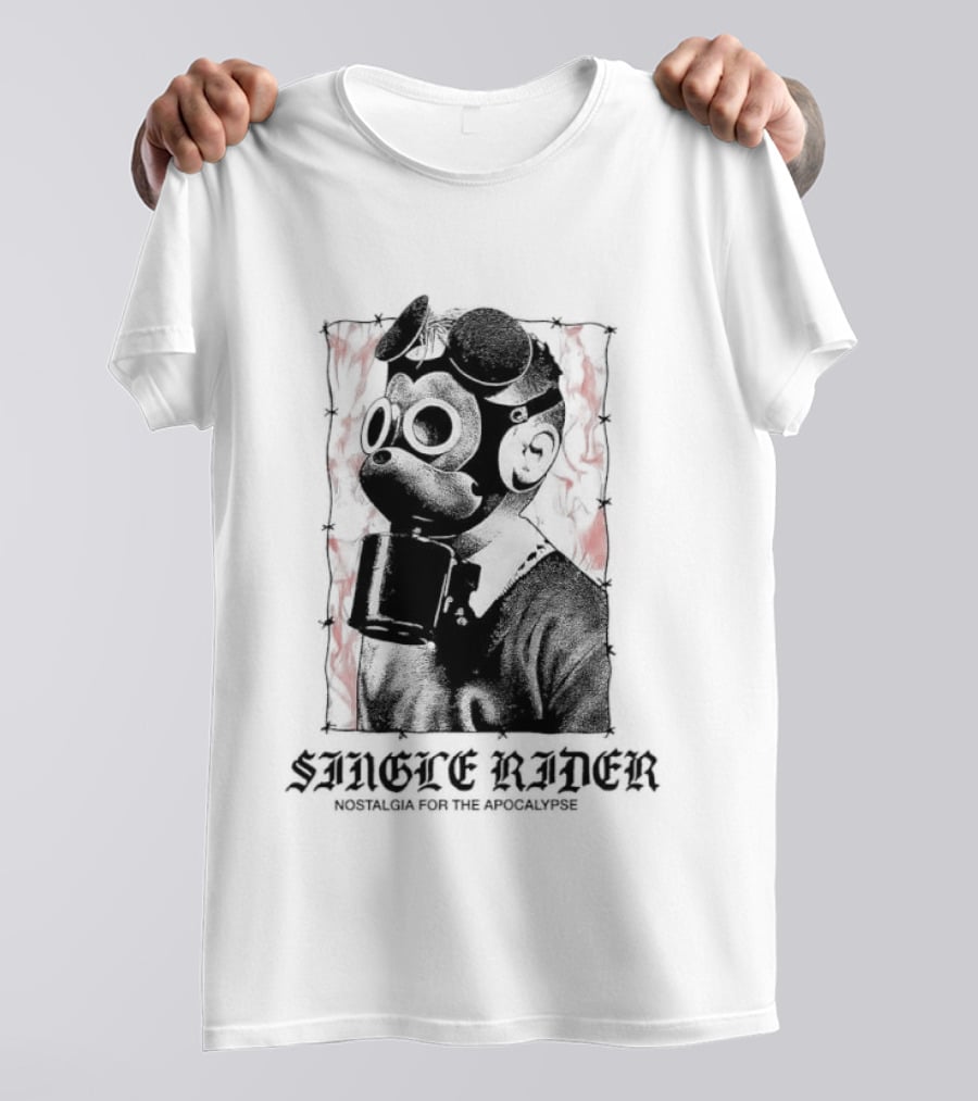 Smoke Rides Walt Disney's Gas Mask Nostalgia For The Apocalypse Halloween T-Shirt