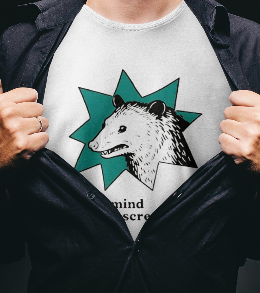 Y'all Mind If I Scream Anxiety Introvert Opossum T-Shirt