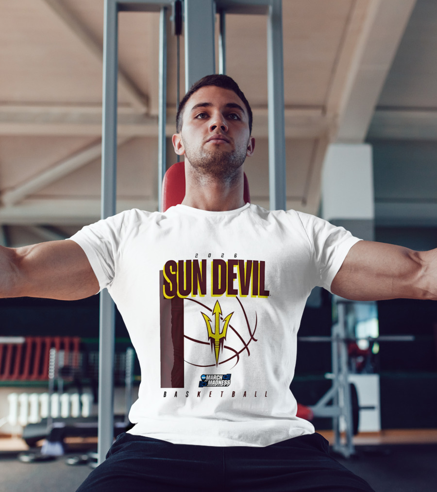 Arizona State Sun Devil Basketball March Madness 2026 T-Shirt