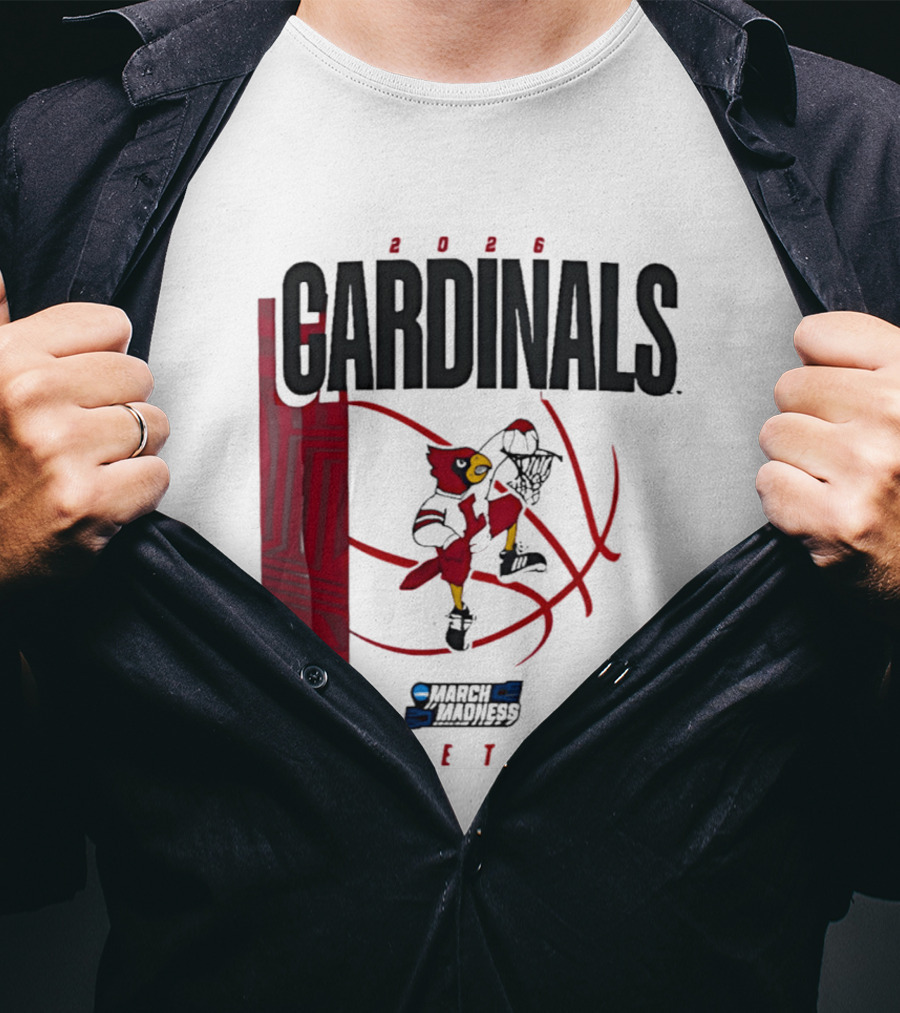 2026 Cardinals March Madness Basketball NCAA T-Shirt