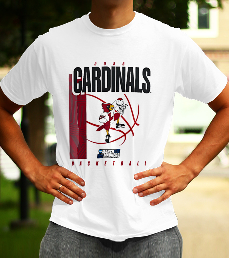 2026 Cardinals March Madness Basketball NCAA T-Shirt