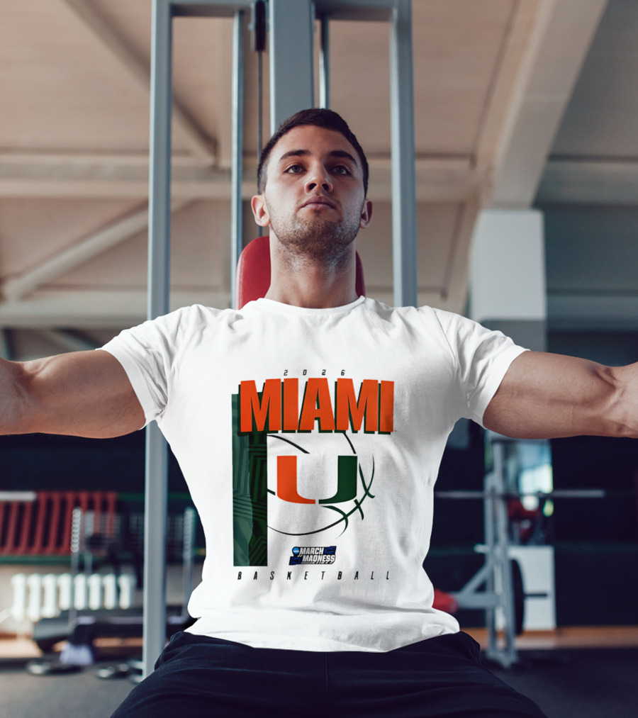 2026 Miami Hurricanes March Madness Basketball NCAA T-Shirt