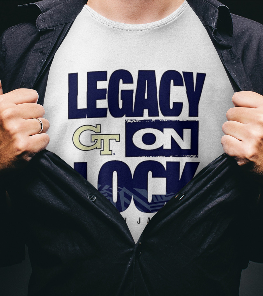Georgia Tech GT Legacy On Lock Yellow Jackets 2026 March Madness T-Shirt