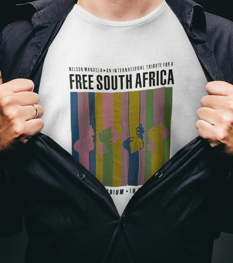 Nelson Mandela An International Tribute For A Free South Africa Wembley Stadium 10 April 1990 T-Shirt
