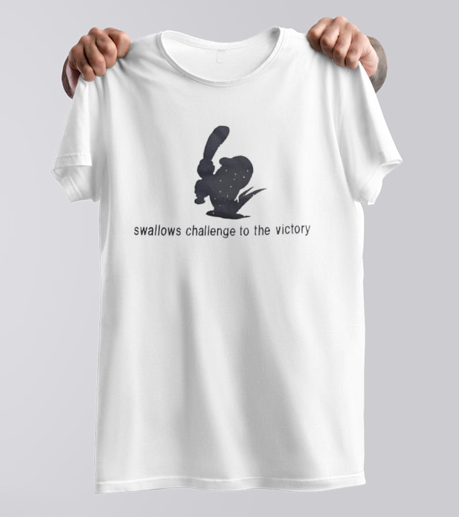 Swallows Challenge To The Victory Baseball Bird T-Shirt