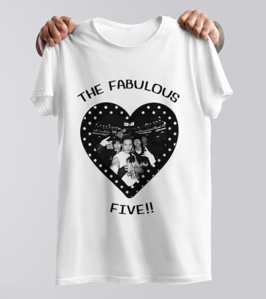 The Fabulous Five Heart Team T-Shirt