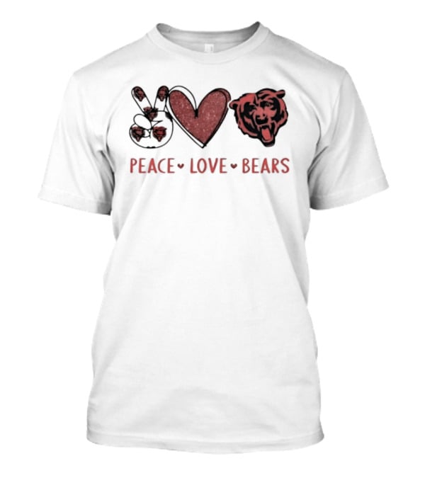 Peace Love Chicago Bears T-Shirt
