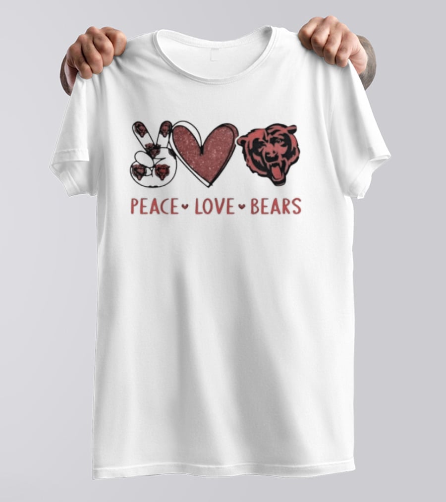 Peace Love Chicago Bears T-Shirt