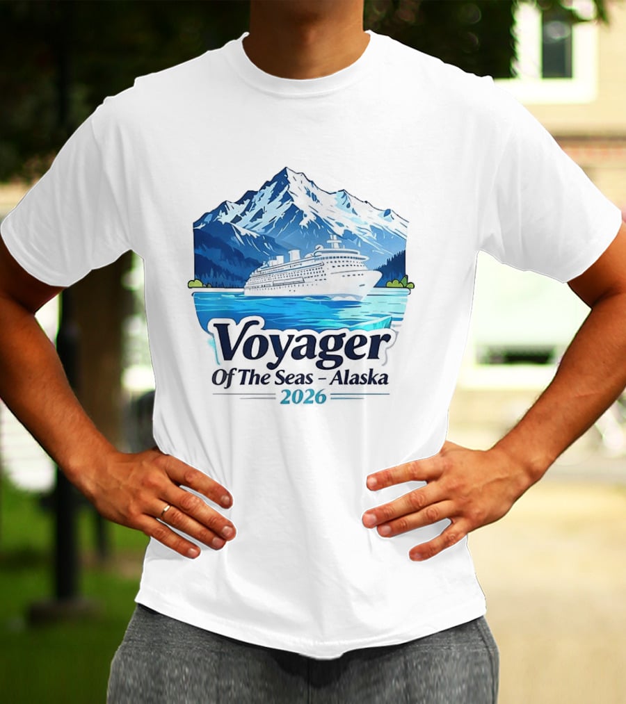 Voyager Of The Seas Alaska 2026 Cruise Adventure Glacier Voyage T-Shirt