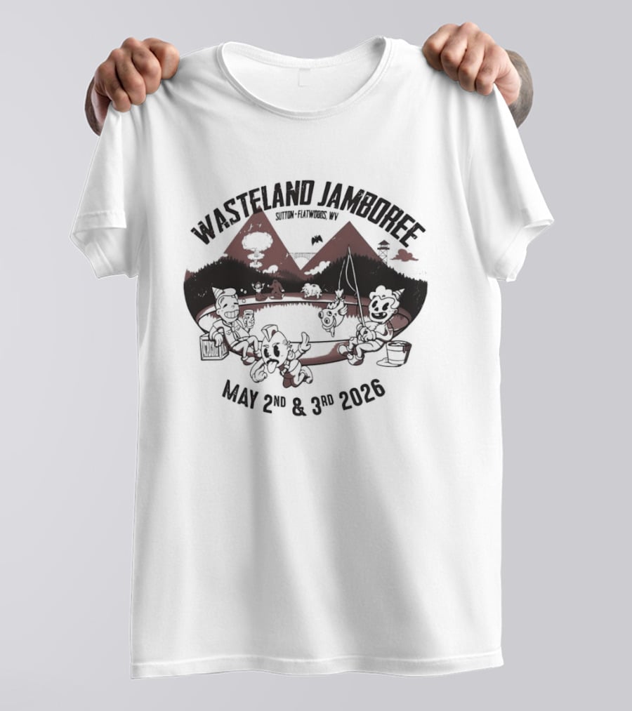Wasteland Jamboree Sutton Flatwoods May 2nd & 3rd 2026 T-Shirt