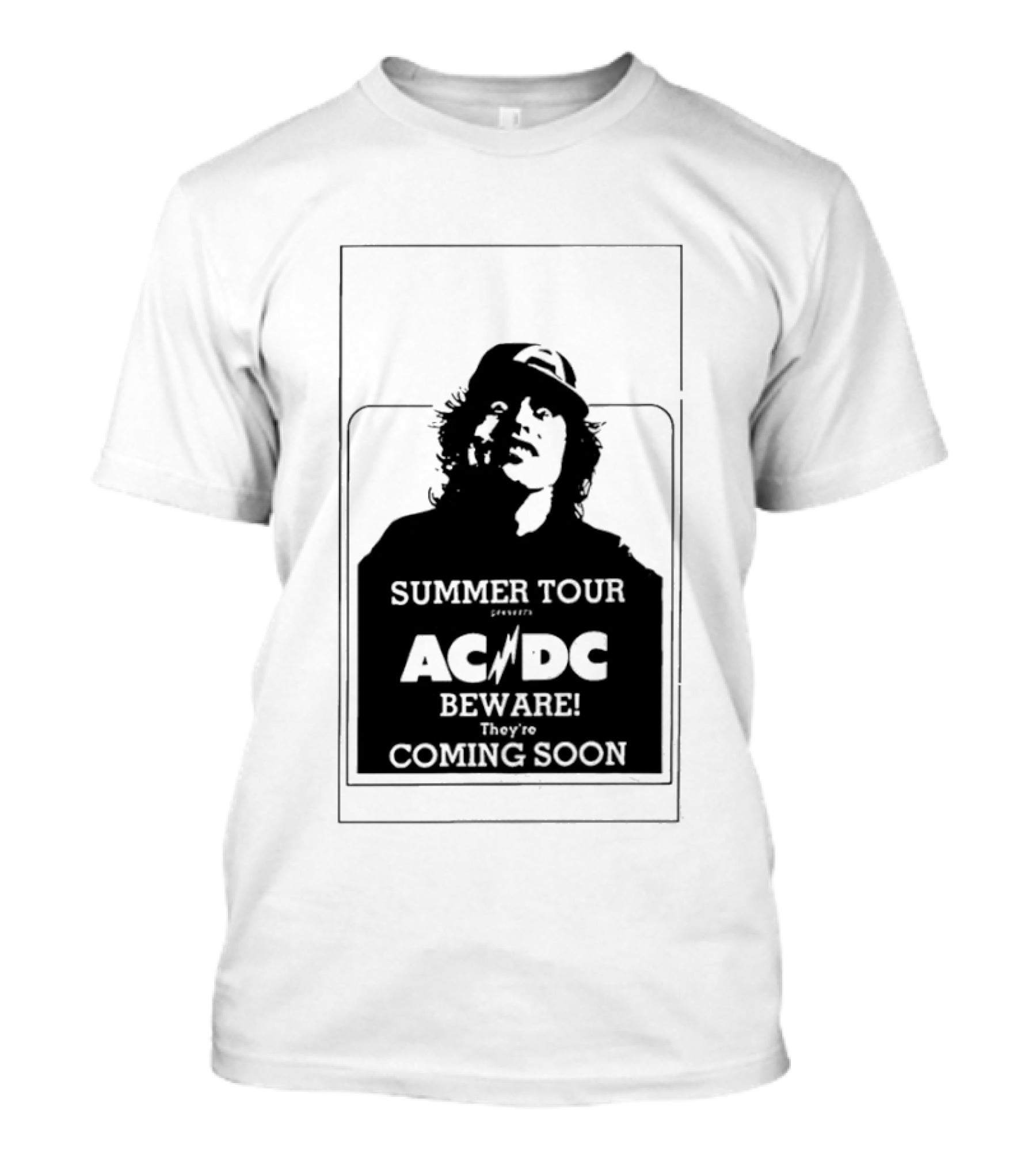 AC DC Summer Tour Beware Coming Soon T-Shirt