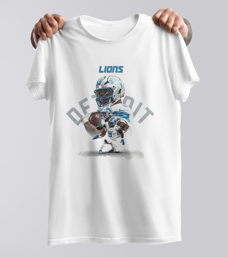 Detroit Lions David Montgomery Tribute 2026 T-Shirt