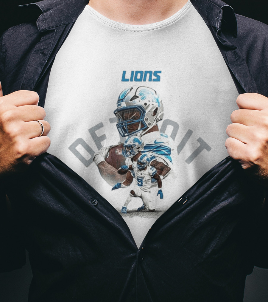 Detroit Lions David Montgomery Tribute 2026 T-Shirt