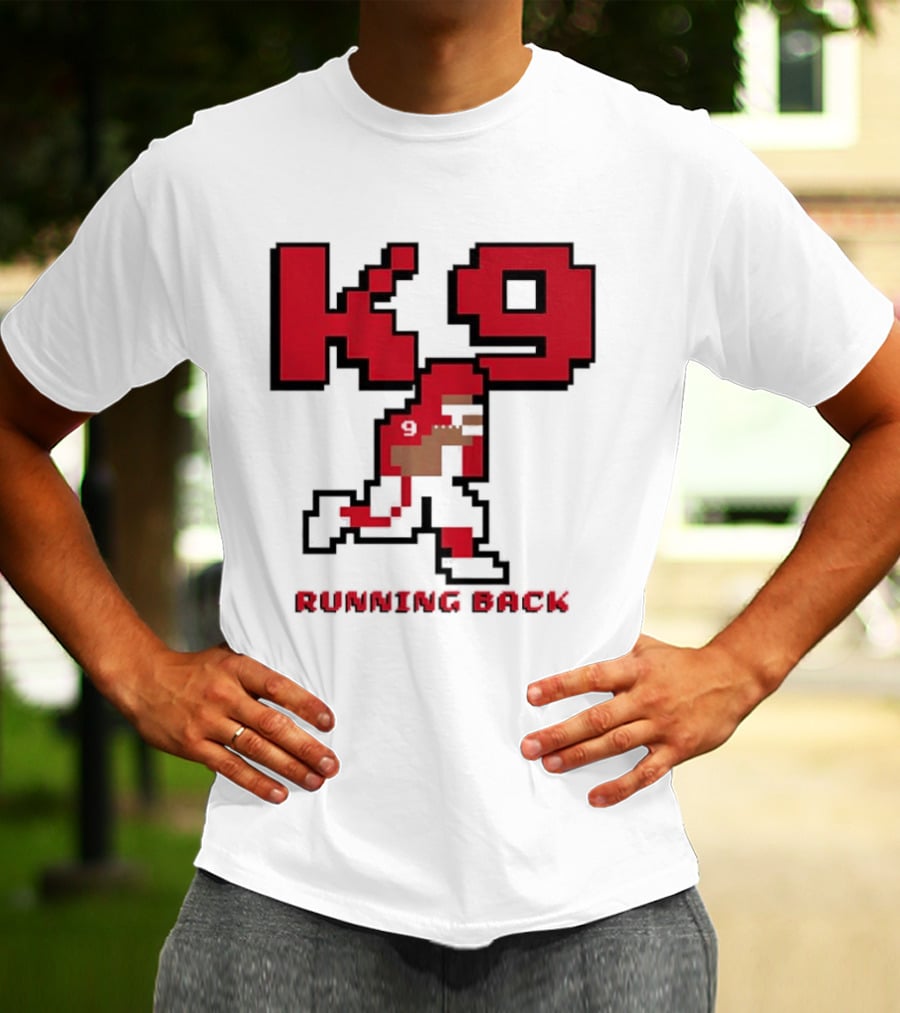Kenneth Walker III K9 Running Back Pixel Art Kansas City Chiefs T-Shirt