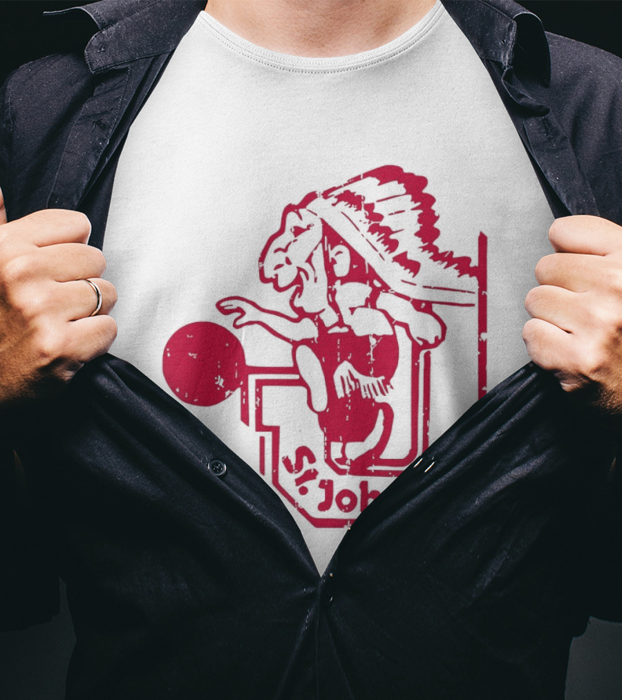 St John's University 1974 1988 Basketball T-Shirt