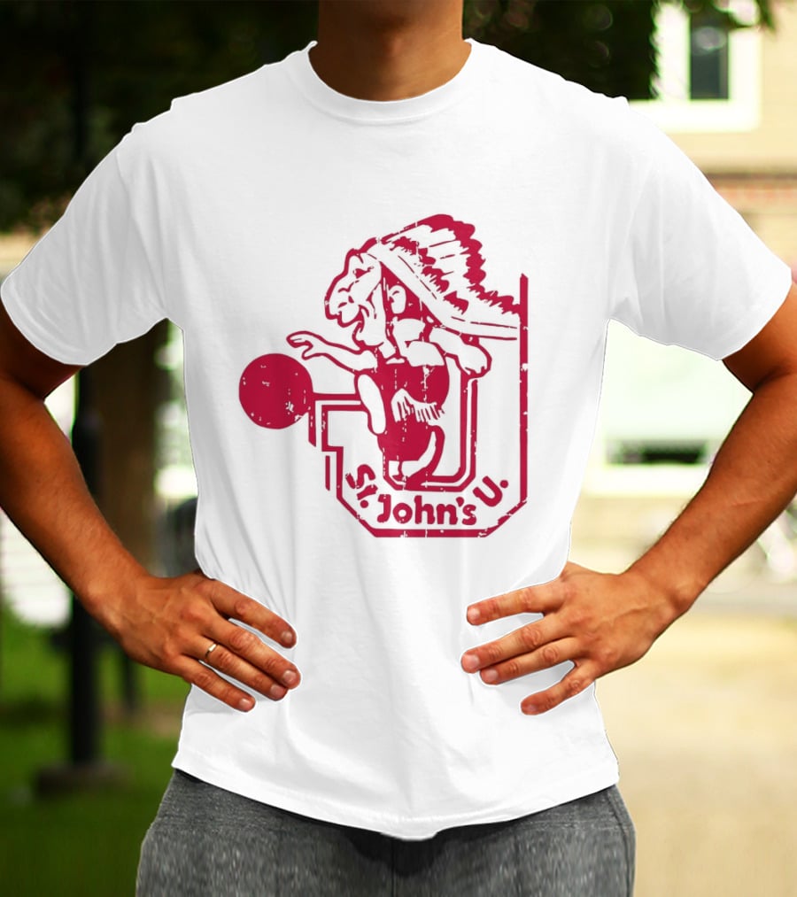 St John's University 1974 1988 Basketball T-Shirt