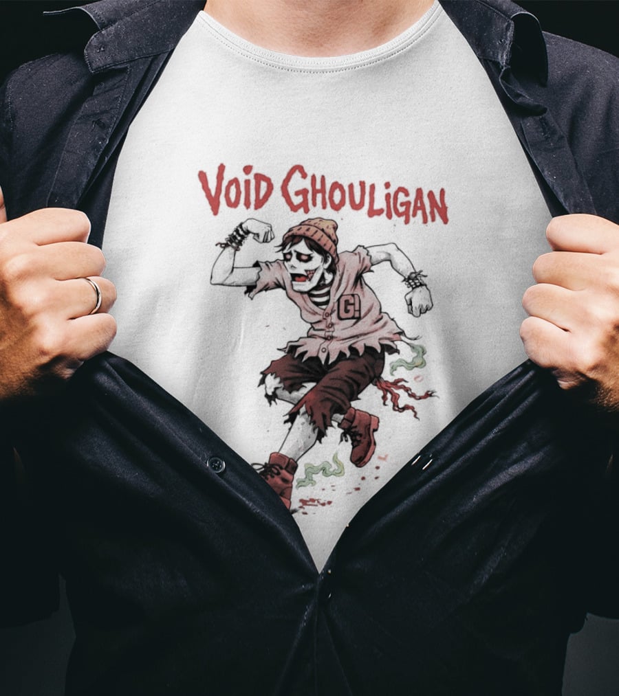 Void Ghouligan Zombie Halloween Character Running T-Shirt